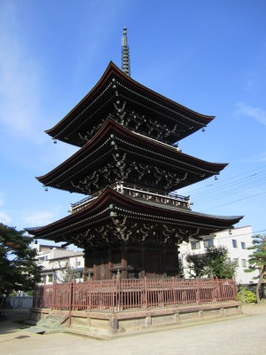 飛騨国分寺の三重塔